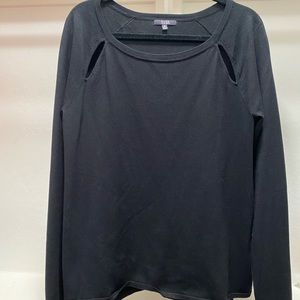 NYDJ medium black long sleep shirt